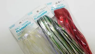 SALT WATER FLASHABOU FLASH MATERIAL By HEDRON Fly & Jig Tying Material • $5.99