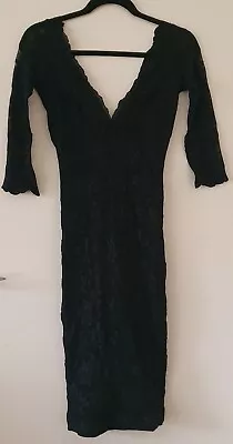 Stunning Australian Designer  Wheels And Dollbaby Black Lace Fifi Dress Size 8 • $110