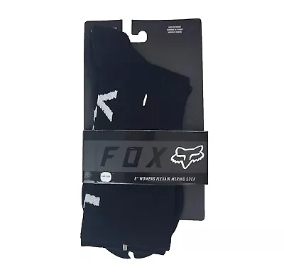 Fox Racing 6  Flexair Merino Sock - Black - Women's One Size  MTB Mountain Bike  • $21