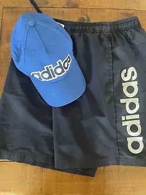 Adidas Men’s Shorts And Cap Size M  • $22.50