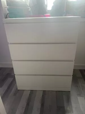 White Chester Drawers IKEA • £45