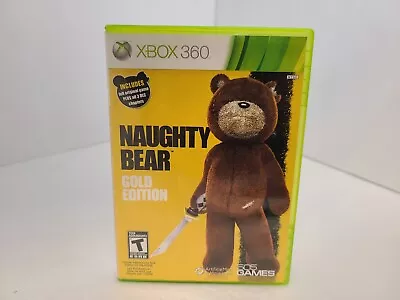 Naughty Bear Gold Edition(Microsoft Xbox 360 2011) Complete In Box W/ MANUAL  • $79.99