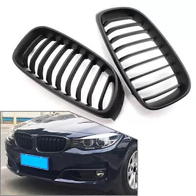 1 Pair Black Car Front Kidney Grille Fit BMW F34 328i 330i 335i 340i GT XDrive • $142.87