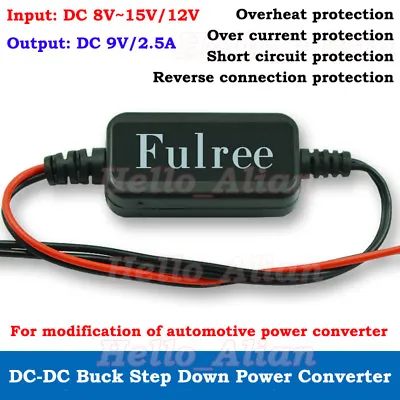 £5.27 • Buy DC-DC Buck Step Down Voltage Converter 12V To 9V 2.5A Car Power Supply Module