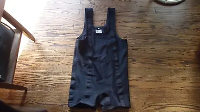 $110 • Buy VINTAGE CRAIN’S MUSCLE WORLD ￼Power Suit Squat Singlet Size 36  Black