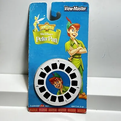 New Sealed 1998 Viewmaster Fisher Price / Disney’s Peter Pan 3D Reels Pack B40 • $24.50