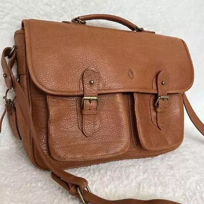 Ralph Lauren Ralph Lauren Shibo Leather 2way Business Bag Shoulder Bag • £140.23