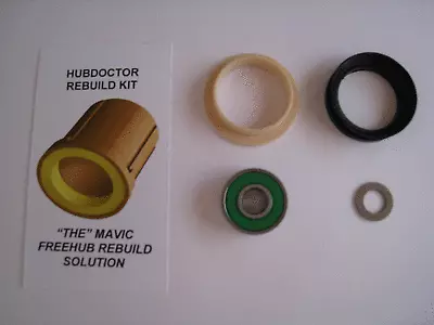 2013 And Up MAVIC STD. 000 FREEHUB BUSHING & Ball Bearing Kit • $16.59