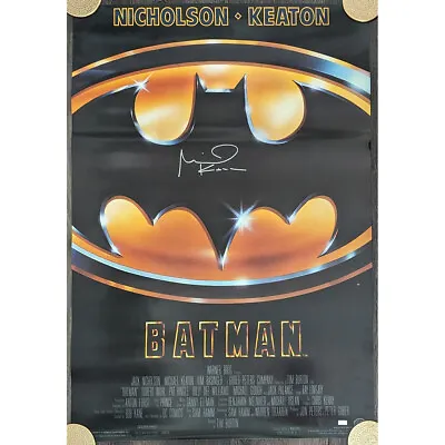 Michael Keaton Signed 27x40  Batman  Single-Sided Original Teaser Poster • $1016.99