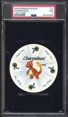 1999 Pokemon Rummy Charmeleon 7 Of Clubs #5 PSA 7 • $0.99