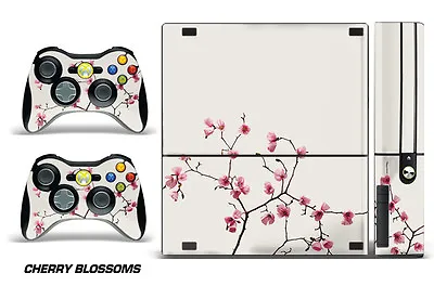 $8.95 • Buy Skin Decal Wrap For Xbox 360 E Gaming Console & Controller Sticker Design CHERRY