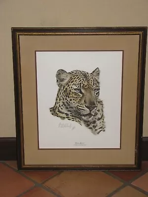 Vintage Guy Coheleach  Chinese Leopard  Signed Framed Print • $100