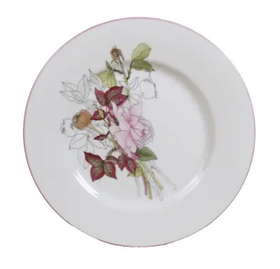 Block Spal Watercolors Western Rose 7 7/8  Salad Plate Mary Lou Goertzen • $6.99