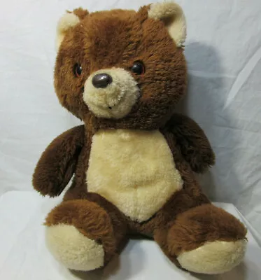 MDM IMPORT TEDDY BEAR * Stuffed Plush Animal *12  Tall Wind Up Music Box Vintage • $16.17