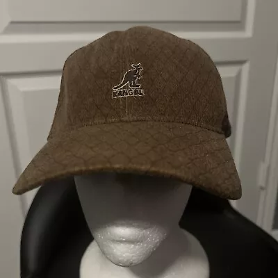 Vintage Kangol FlexFit Fitted Hat Cap Brown M • $3.99