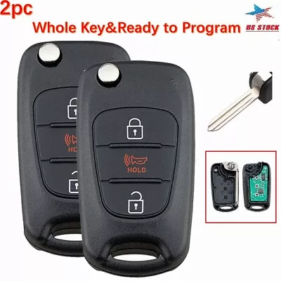 2 Replacement For 2010 2011 2012 2013 Kia Soul Remote Flip Key Fob 95430-2K340 • $21.14