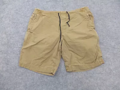 American Eagle Shorts Mens Large Chino Flex Flat Front Drawstring 9.5  Adult • $19.96