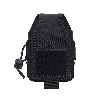 Tactical Molle Radio Pouch Walkie Talkie Holder Waist Bag Belt Pack Holster Bag • $8.99