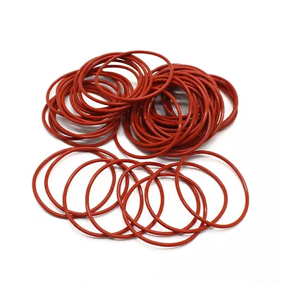 £1.44 • Buy Food Grade O-Ring. Various Sizes. Clear Silicone Rubber O Rings 1.0mm*5-46mm