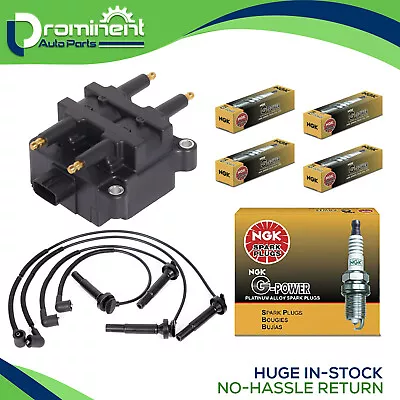 Ignition Coil & Wire Set & 4 NGK Spark Plug Fit 04-05 Subaru Legacy Outback 2.5L • $86.39