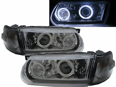 $536.34 • Buy Tsuru V16 B13 95-17 Facelift CCFL Projector Headlight Chrome V2 For NISSAN LHD