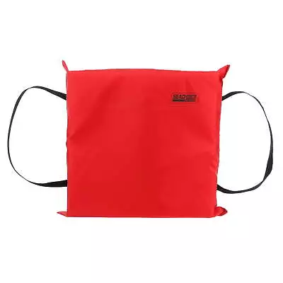 Comfortable Emergency Marine Foam Flotation Cushion Square 15 In. X 15 In Red • $20.37