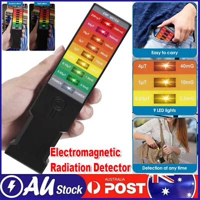 Digital EMF Tester Electromagnetic Radiation Detector Meter Counter LCD • $17.29