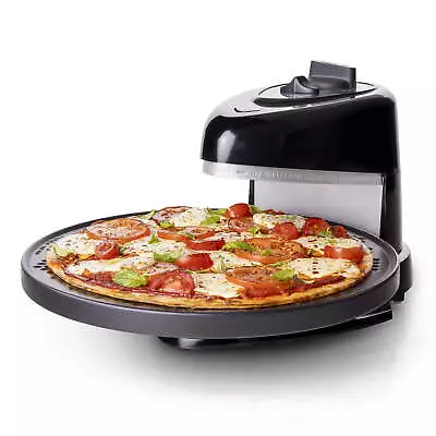 Presto Pizzazz Plus Rotating Pizza Oven 03432 Black Emovable For Easy Cleaning • $75.99