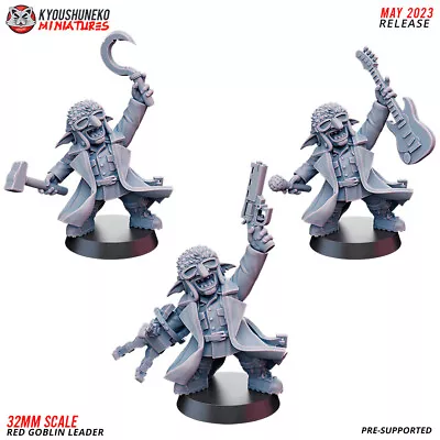 Goblin Leader Kyoushuneko Miniatures Sci-Fi Figures Tabletop Games • £9