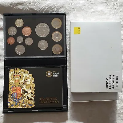 2009 Proof Royal Mint Set Inc 50p Kew Gardens In Leather Case • £415