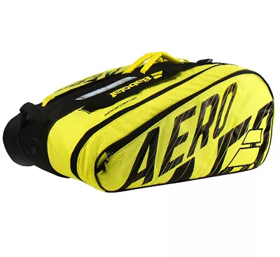 Babolat 2021 PureAero X12 Tennis Bag Black Yellow Racket Racquet Pack NWT 751211 • $134.91