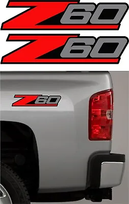 2 - Z60 TRUCK DECALS Chevy Silverado Offroad 4x4 Stickers SIZE: 3.25  X 13  • $15.29