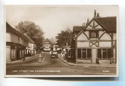 Pangbourne - High Street And Square - Late 1930's Berkshire Real Photo Postcard • £1.99