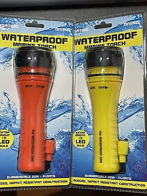 $24.95 • Buy 30m Waterproof LED Diving Torch - Light - Lamp - 1 Watt - Super Bright - Durable