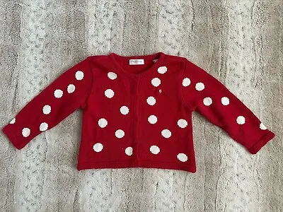 Girls Minnie Mouse Cardigan Size 120 4-5T • $4.99