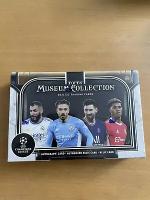 2021-22 Topps Museum Collection UEFA Champions League Hobby Box • $329.99