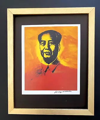 Andy Warhol | Vintage 1984 MAO Print Signed | Mounted And Framed • $149