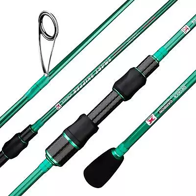 BERRYPRO Ultralight Spinning Fishing Rod Travel Spinning Rod With Solid Carb... • $79.15