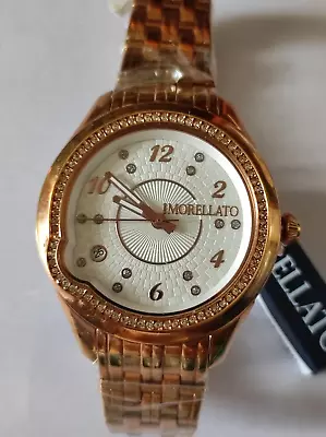 Morellato Analog Rose Gold White Dial Quartz Watch - R0153111502 • $9.99