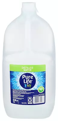 Pure Life Distilled Water 1-Gallon Plastic Bottled Water 1 Pack Front Handle • $3.55