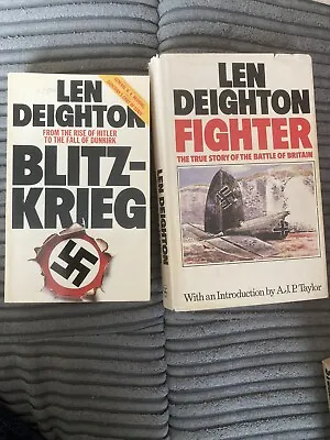 £0.50 • Buy Len Deighton - Blitzkeig & Fighter World War 2 Books - Paperback Books -