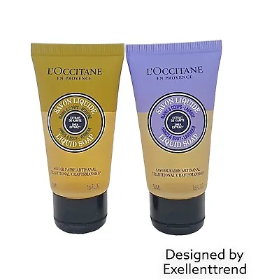 Pack Of 2 L’occitane Liquid Soap For Hands And Body 50ml New • £8.09