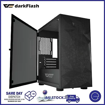 $69.99 • Buy DarkFlash Gaming PC Case Mesh Micro-ATX Black/White/Pink/Mint Computer PC Tower