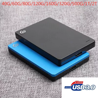 40GB~2TB External Hard Drive HDD USB3.0 External Storage Devices Laptop Desktop • $43.57