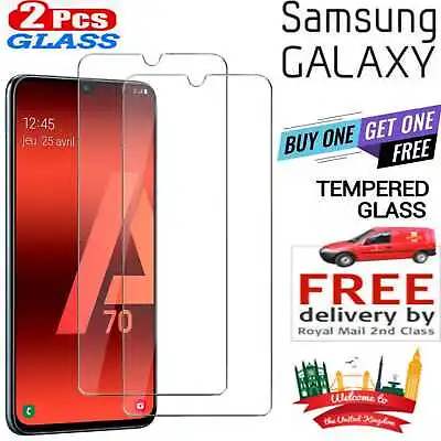 Screen Protector For Samsung Galaxy A10 A20E A40 A50 A70 A12 A20 A30 A70s M10 • £1.99