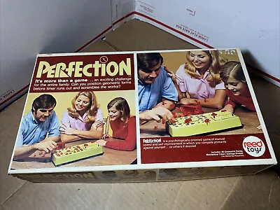 Vintage Reed Toys PERFECTION GAME - 100% Complete - Clean Good Shape - READ • $29.95