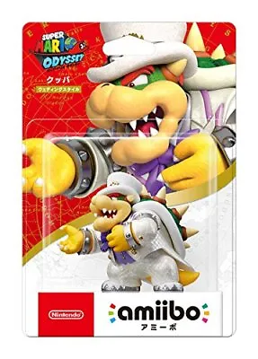 $262.30 • Buy Nintendo Amiibo Bowser Koopa Wedding Style Odyssey Switch Mario Peach From Japan