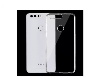 Cover Case TPU Gel Case For Huawei Honour 8 Transparent • £14.62