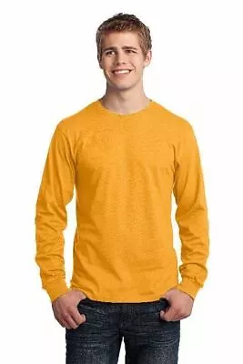 Port & Company PC54LS Men's Long Sleeve T-Shirt Cotton Solid Plain Blank Tee • $13.61