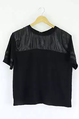 Zara Black T-Shirt M By Reluv Clothing • $9.91